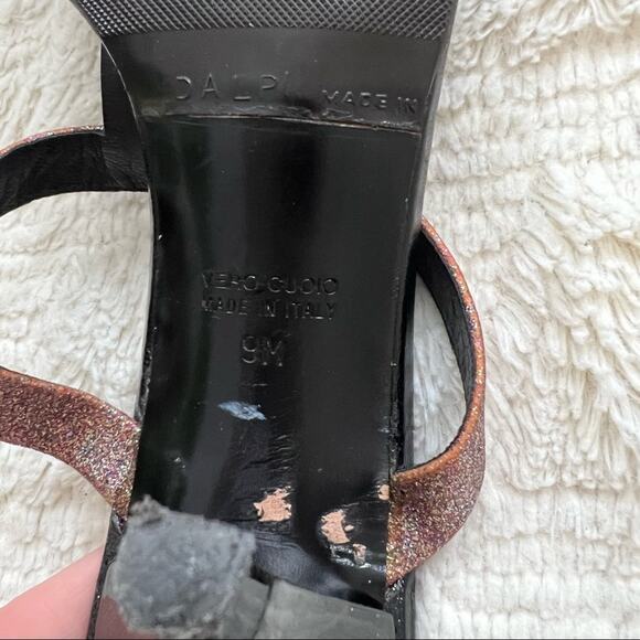 Marc Jacobs Y2K Heeled Glitter Strappy Sandals - Picture 6 of 8